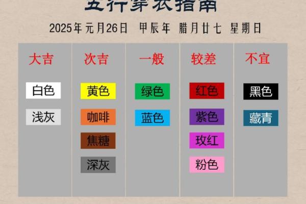 穿衣颜色2025年11月28日五行搭配看篇就够了